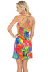 Luli Fama Mundo De Colores Tassel Back Mini Dress